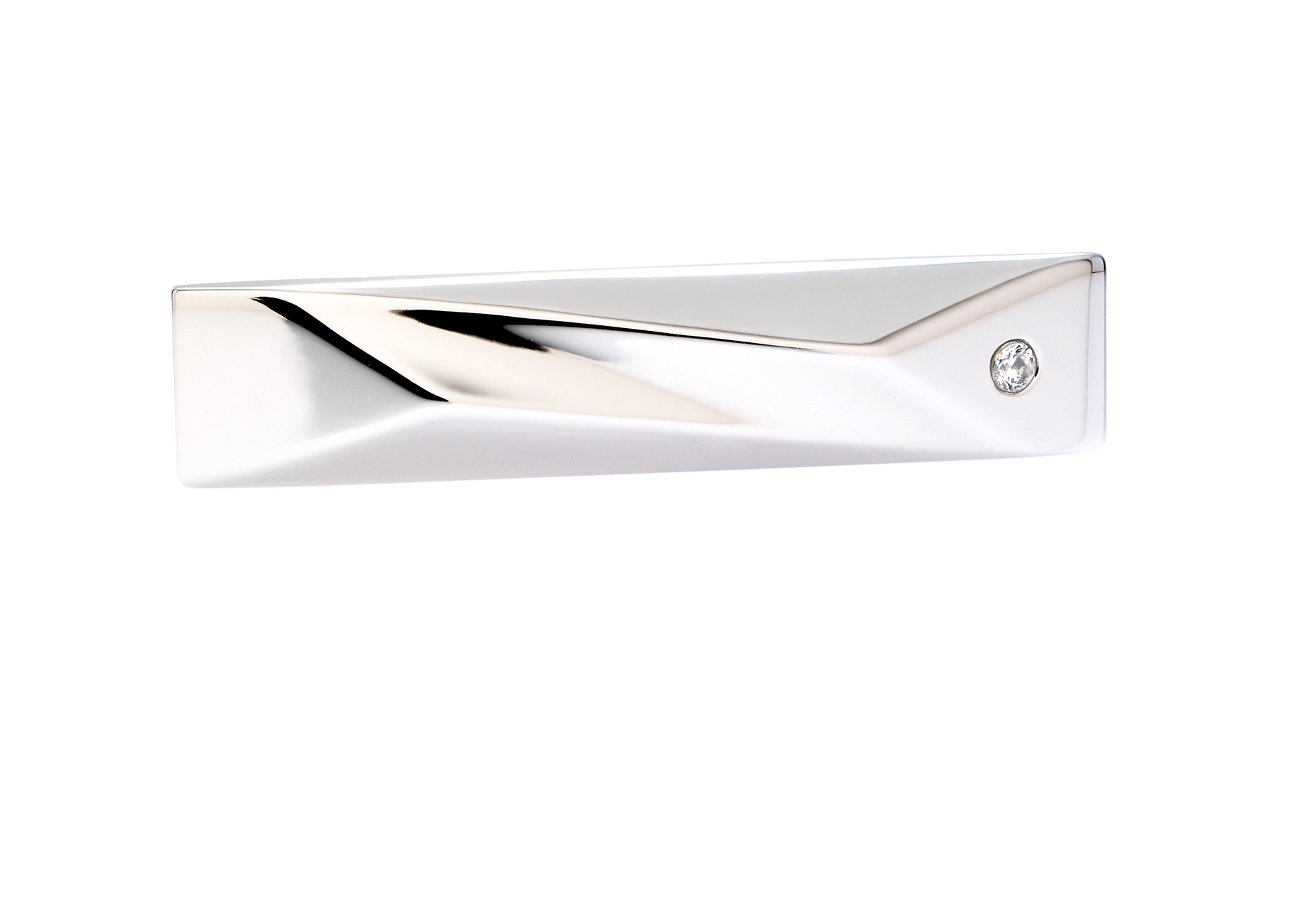 luxury silver tie bar