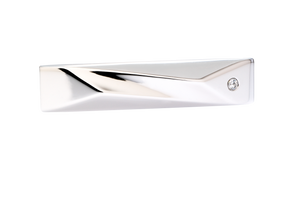 luxury silver tie bar