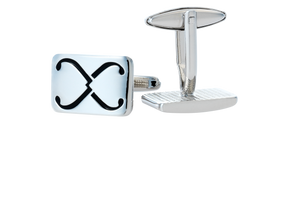 silver cufflinks for weddings or business