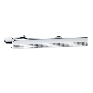 men tie bar silver