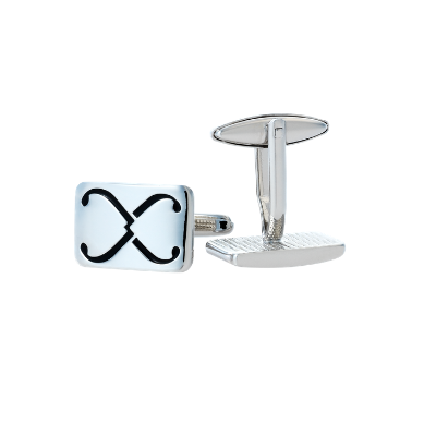 silver cufflinks for weddings or business